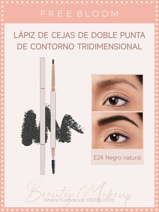 Free Bloom Lápiz de cejas de doble punta  de contorno tridimensional