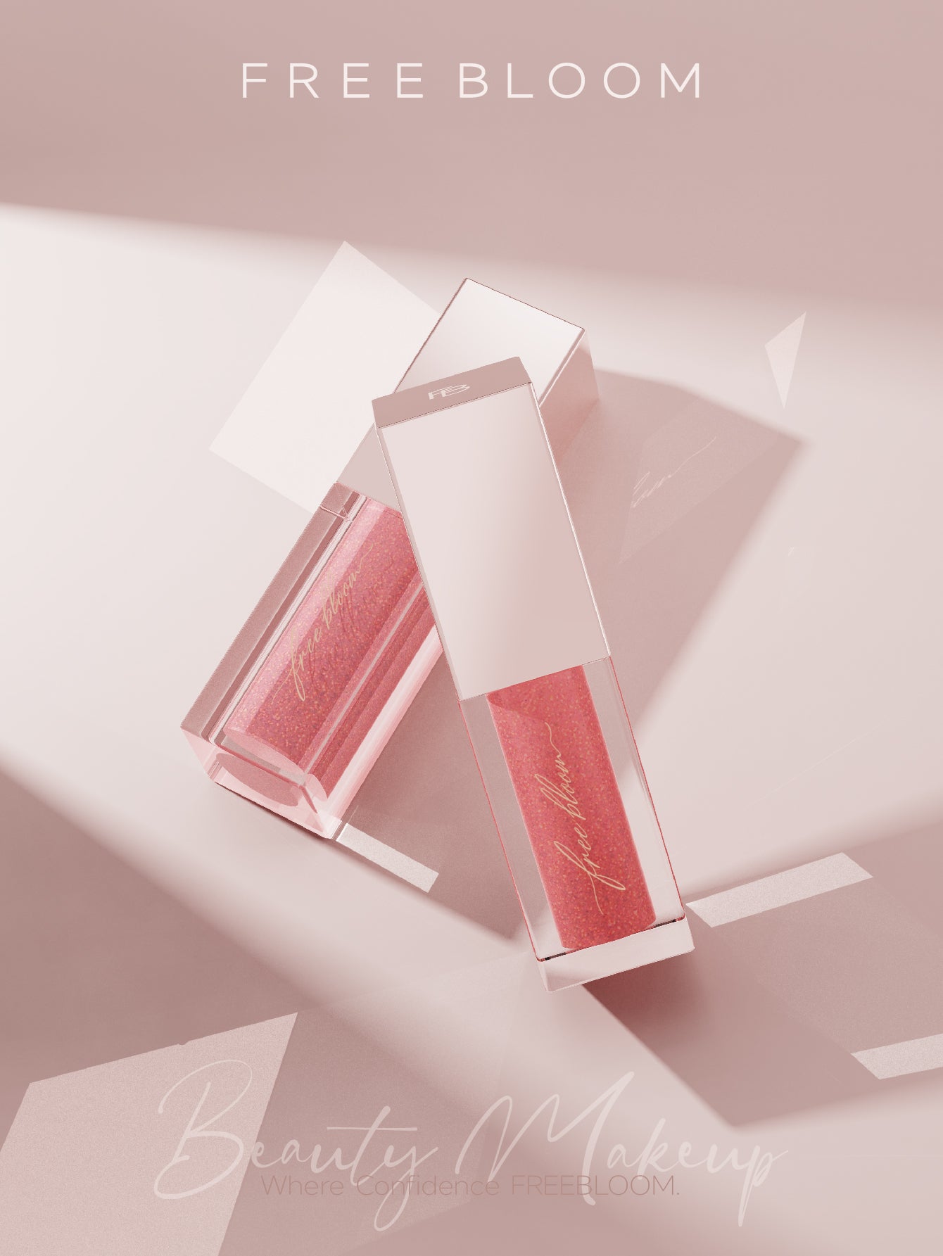 Free Bloom labial liquido brillante de Luz Cristal