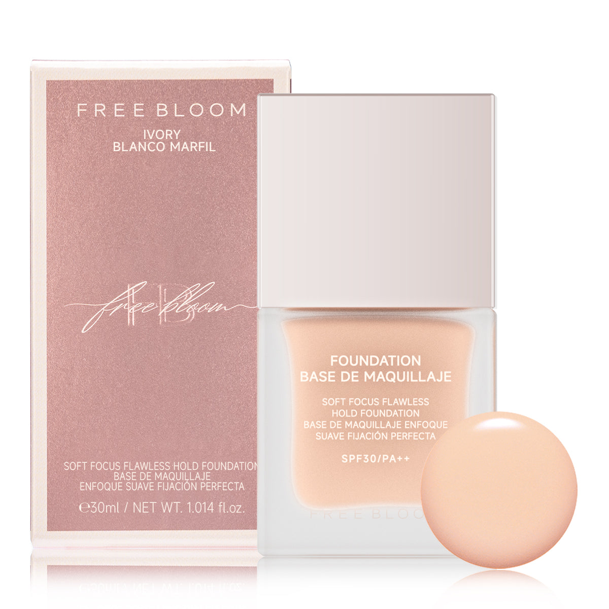 Free Bloom Base de maquillaje Enfoque suave Fijación perfecta