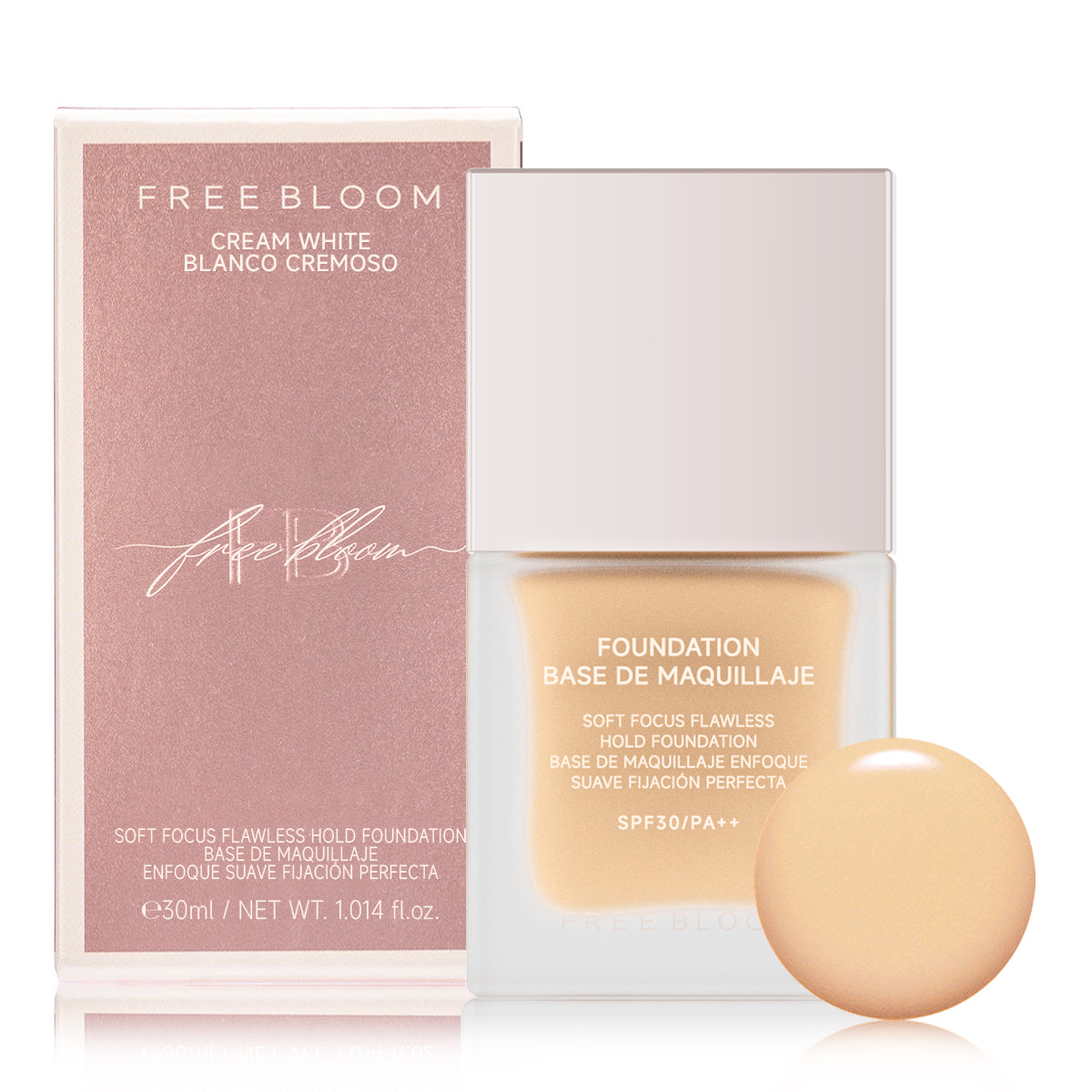 Free Bloom Base de maquillaje Enfoque suave Fijación perfecta