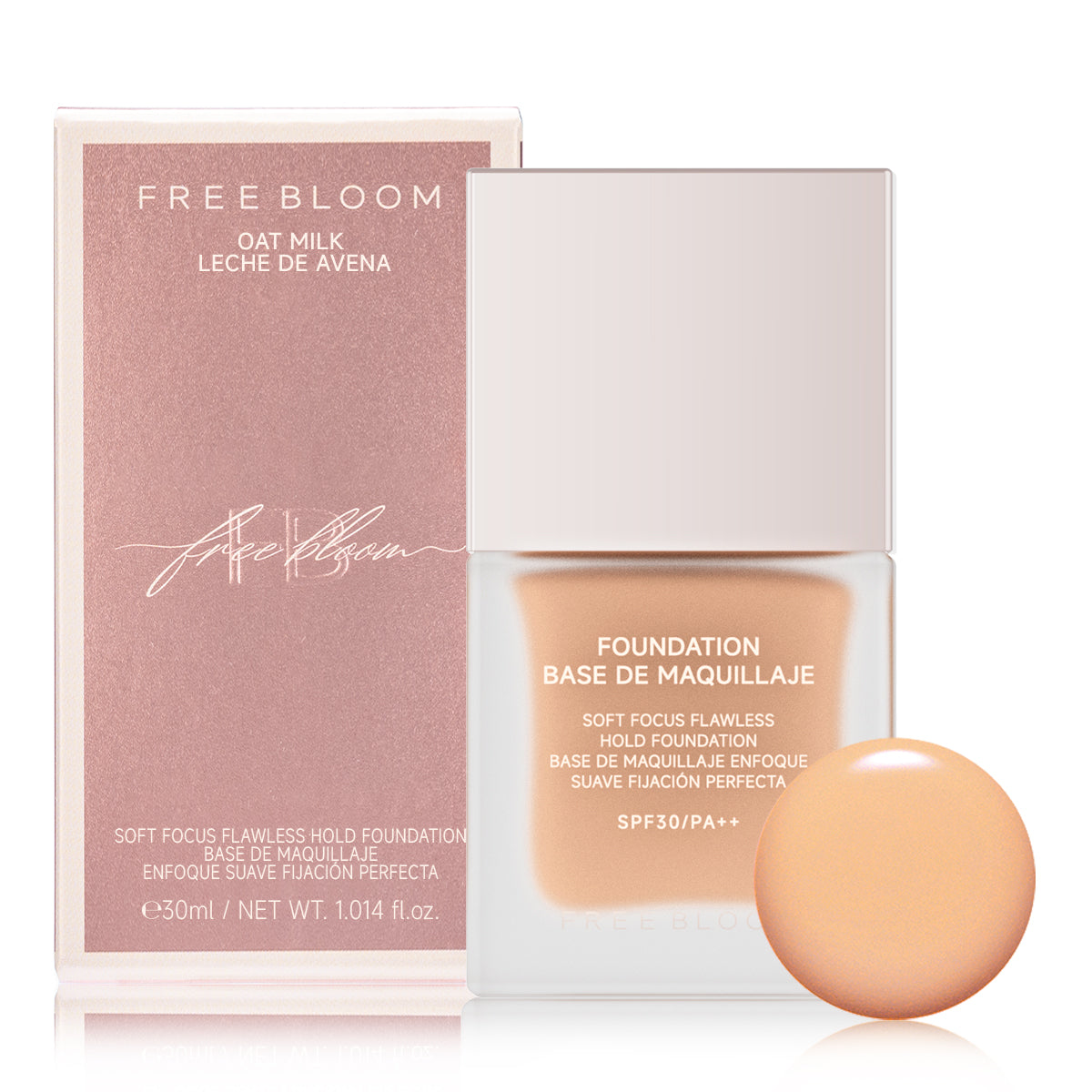 Free Bloom Base de maquillaje Enfoque suave Fijación perfecta