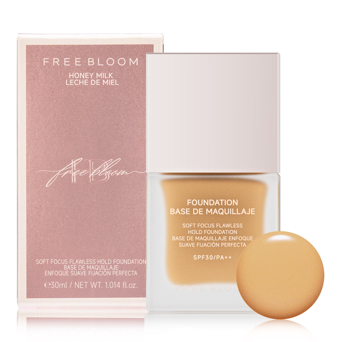 Free Bloom Base de maquillaje Enfoque suave Fijación perfecta