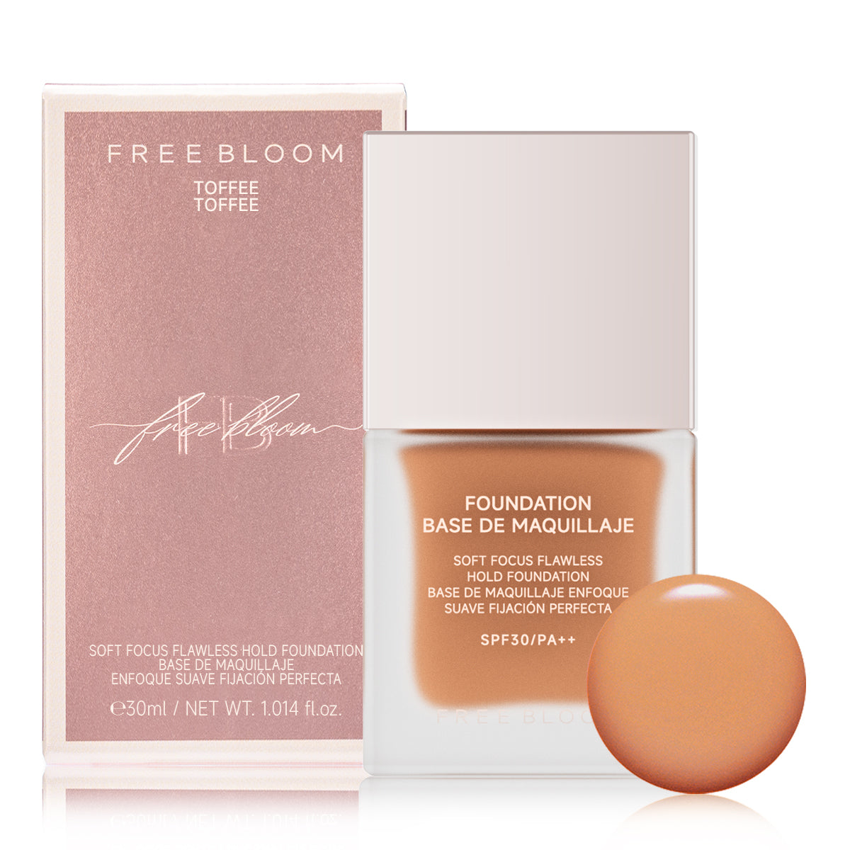 Free Bloom Base de maquillaje Enfoque suave Fijación perfecta