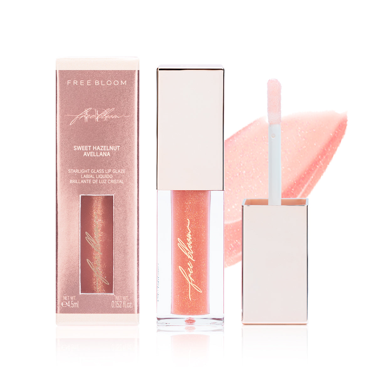 Free Bloom labial liquido brillante de Luz Cristal