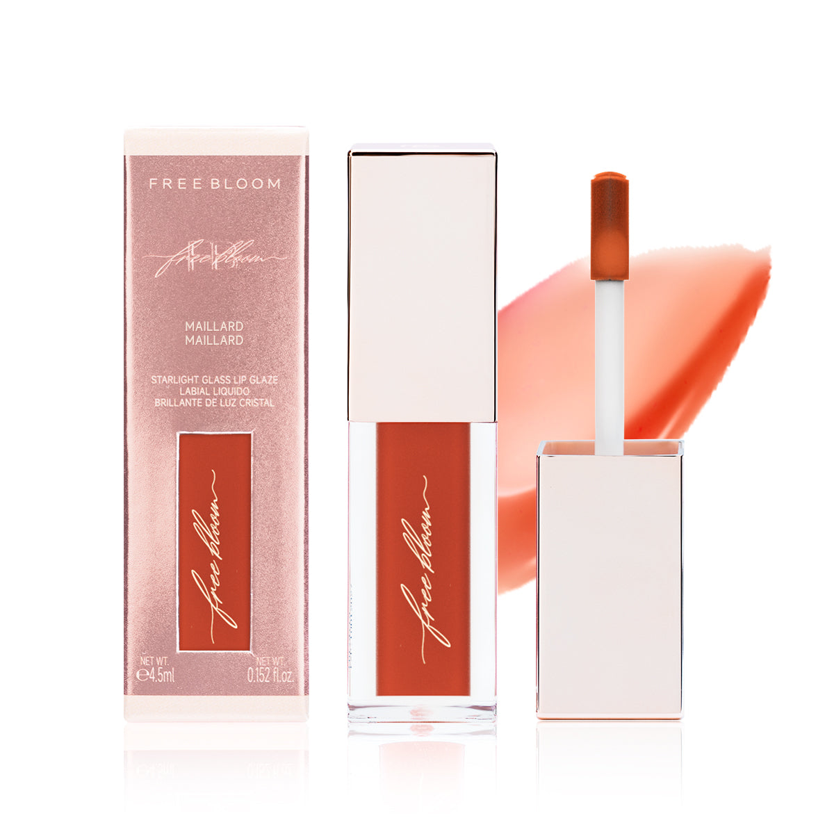 Free Bloom labial liquido brillante de Luz Cristal