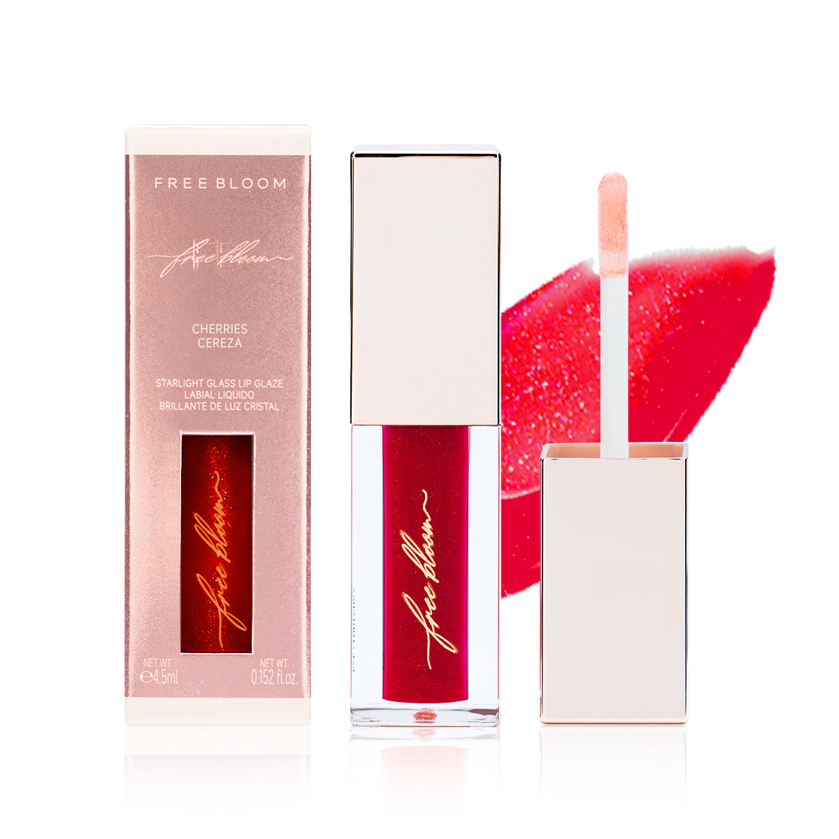 Free Bloom labial liquido brillante de Luz Cristal