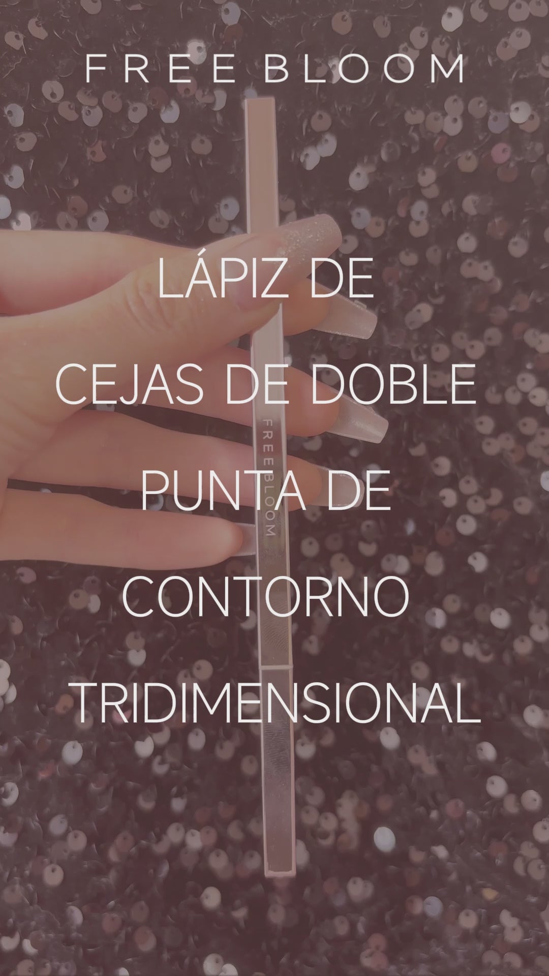 Free Bloom Lápiz de cejas de doble punta  de contorno tridimensional