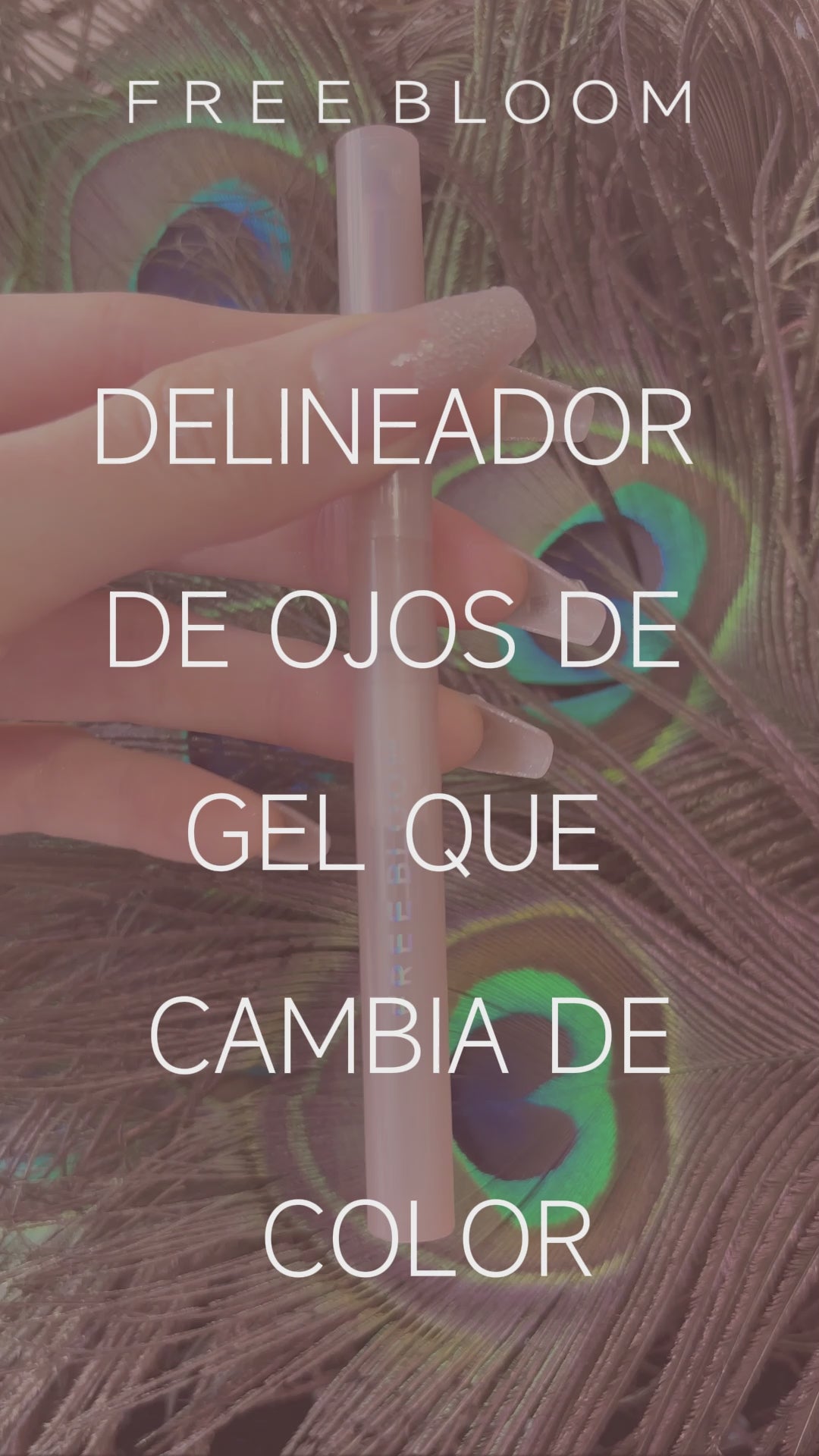 Free Bloom Delineador de ojos de gel que cambia de color